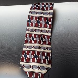 Monterey Bay tie accessories red grey
